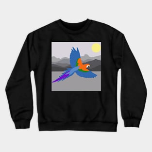 Parrot flying Crewneck Sweatshirt